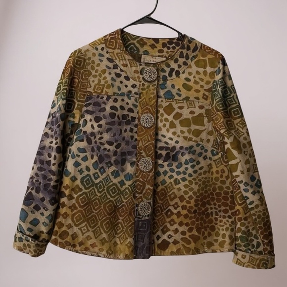 Lifestyle Women’s Animal Print Blazer Size S - Picture 1 of 5